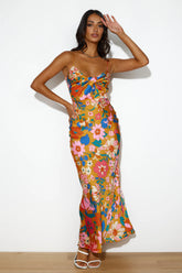 Intriguing Girl Maxi Dress Orange